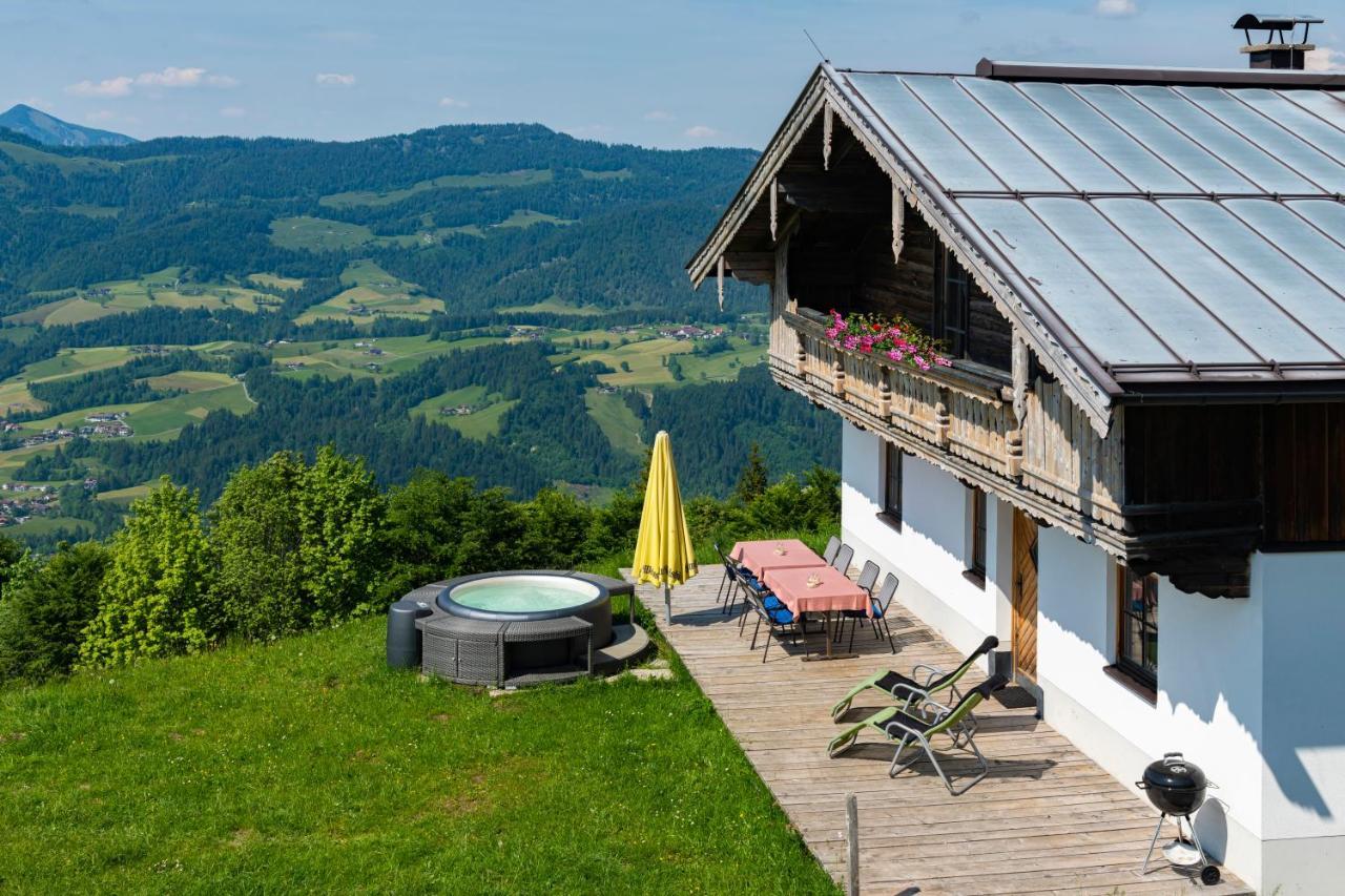 Scheibenwald Huette Villa Kössen Buitenkant foto