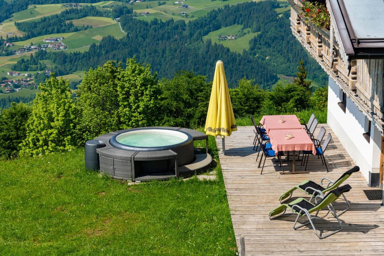 Scheibenwald Huette Villa Kössen Buitenkant foto